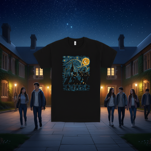 T-Shirt Promozionali per la Scuola con Design Stellato Accattivante per Studenti Attivi - Product Image 3