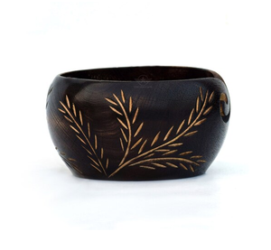 Vente chaude bol en fil de bois fleur en bois d'acacia impression de conception meilleure qualité cadeau accessoires Mordent conception personnaliser l'emballage - Product Image 2