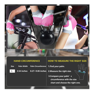 Wholesale High Quality Unisex Gym Sports <b>Gloves</b> Breathable Workout Running Exercise Gym Fitness <b>Weight</b> Lifting <b>Gloves</b> - Product Image 6