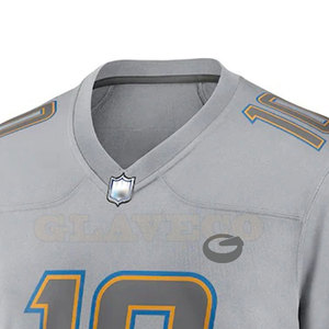 Jersey de Fútbol Americano de Manga Corta, Talla Grande, Transpirable, Hecho en Pakistán, Bajo MOQ, Más Vendido en Existencia - Product Image 4