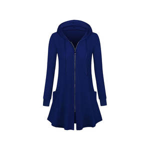 Pull à capuche femme épais polaire à manches longues grande taille sweat pour l'automne et l'hiver - Product Image 3