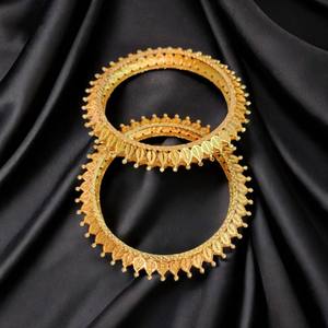 High Quality <b>Bangles</b> <b>Set</b> with 22K Gold Plated Modern Style <b>Bangles</b> <b>Set</b> for Women Wear Jewelry by Exporters - Product Image 1