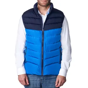 Wholesale Hot Sale High Quality Sleeveless Mens Padded Down Coat Super Warm Thick Down Vest Puffer Jacket Men's Winter Vest