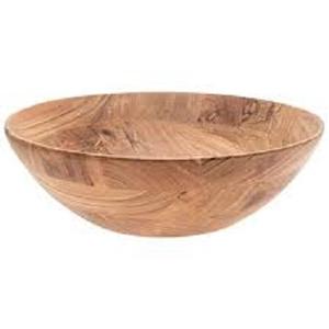Handmade Eco-Friendly Vintage Indian Wood Salad Rice <b>Soup</b> Serving <b>Bowl</b> with Attractive Design Customizable Size & Logo - Product Image 4