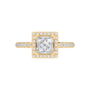 Anillo Solitario de Plata de Ley 925 con Circonita Cúbica, Chapado en Oro Rosa y Rodio, con Certificado BIS - Product Image 4
