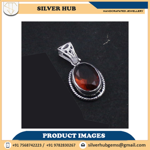 Colgante de declaración de citrino para mujer, piedra preciosa de malaquita, colgante hecho a mano de Plata de Ley 925, collares de joyería de moda - Product Image 2