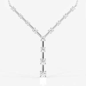 Collier en or 18 carats avec diamant cultivé en laboratoire pour femme Celeste - Product Image 3