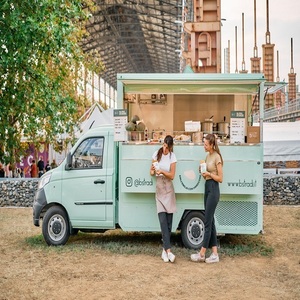 Catering Food Truck Totalmente Equipado Taco Trailers Cocina Móvil Pizza Café Carrito Helado BBQ Camión En Stock Entrega Rápida - Product Image 4