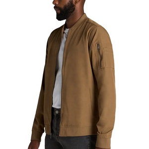 Custom Unisex Winter <b>Lightweight</b> <b>Waterproof</b> <b>Breathable</b> Windbreaker Bomber <b>Jacket</b> with 100% Polyester Fabric Custom Size & Color - Product Image 3
