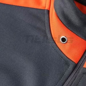 Survêtements respirants 100% coton pour hommes avec veste et pantalon à glissière ensemble de sport - Product Image 4