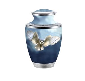 Urnas de metal de último diseño, urna de cremación de aluminio de alta calidad para adultos con tema de pez delfín personalizado - Product Image 2