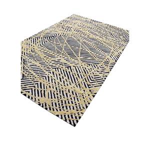 Tapis Kilim Abstrait Adrift Gris et Noir, Tissé à la Main en Laine et Viscose, Tapis Rectangulaire en Jute à Tissage Plat Tra-15237 pour Usage Domestique - Product Image 2