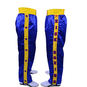 Vente en gros logo personnalisé pantalon de kickboxing pantalon de combat de kickboxing pantalon d'entraînement de boxe pantalon de kickboxing contact complet de haute qualité - Product Image 2