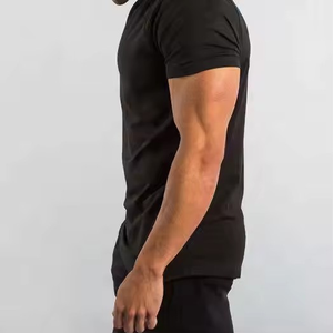 T-shirts de sport surdimensionnés tendance OEM T-shirt respirant gaufré pour hommes avec logo et design personnalisés - Product Image 6