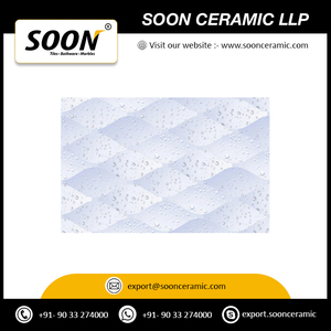Carreaux de sol en céramique Soon 300x300mm, design rustique, texture fleurs et plantes, finition mate, antibactériens, antidérapants - Product Image 4