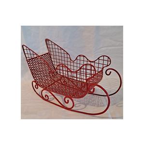 Wholesale Price Garden Decoration <b>Santa</b> <b>Sleigh</b> Exclusive Design High Quality Metal Galvanized Christmas <b>Sleigh</b> Vintage Look - Product Image 5