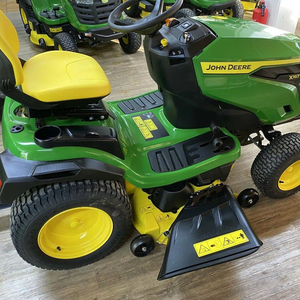 Cortacésped con asiento X155R/X147R/X167R inalámbrico de 4 tiempos para bricolaje con sistema de eliminación de restos de césped - Product Image 1