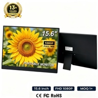 Monitor Portátil Full HD de 15.6 Pulgadas, Pantalla LCD IPS HDR de 1920*1080P, 100% DCI-P3, Pantalla Extendida para Laptop y Smartphone
