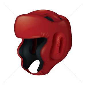 Shemax 2023 vente chaude de haute qualité personnalisé Art martial boxe entraînement de sécurité réglable en cuir casque de boxe protège-tête - Product Image 3