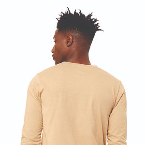 Camiseta de Manga Larga para Hombre de Alta Calidad, 100% Algodón, Tejido de Punto, Diseño Sólido Personalizado, Secado Rápido, Transpirable, Venta al Por Mayor - Product Image 6