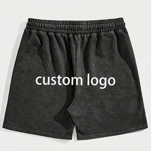 กางเกงขาสั้นผ้าฟลีซแบบแห้งเร็วผ้าฝ้าย100% ระบายอากาศได้ดีสไตล์สตรีทของผู้ชายมาใหม่ - Product Image 2