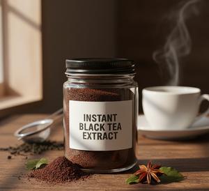 Extrait de thé noir instantané de qualité alimentaire 98% Extrait végétal Berberine HCL Poudre végétale naturelle Industrie des boissons Culinaire en vrac - Product Image 2