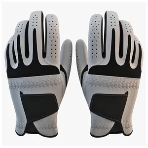 Último modelo profesional de guantes de golf deportivos transpirables personalizados mejores guantes de golf de cuero para hombres