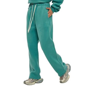 กางเกงวอร์มผ้าฟลีซ 400GSM รุ่นใหม่ล่าสุด สไตล์ลำลอง พร้อมปักโลโก้ตามสั่ง ทรงฮิปฮอป เอวกลาง สำหรับผู้ชาย - Product Image 1