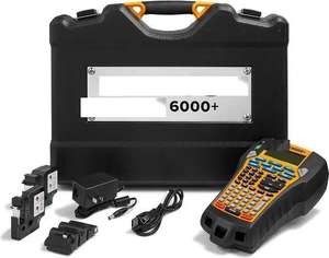 ORIGINAL BRAND NEW Rhinooo 6000 Industrial <b>Label</b> <b>Maker</b> Kit, Computer Connected <b>Label</b> <b>Maker</b> with Hard Carry Case, 1 Vinyl Tape - Product Image 4