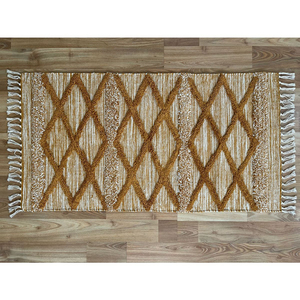 Tapis antidérapant pour salon de maison moderne tissé à la main en coton lavable de haute qualité au prix de gros - Product Image 4