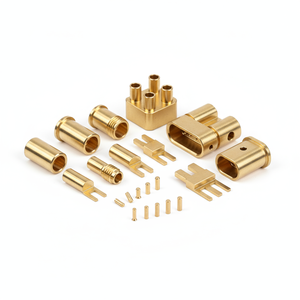 Cnc обрабатывающие детали 4 5 оси прецизионная обработка прецизионных деталей Обработка NEV соединительные клеммы латунные - Product Image 2