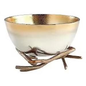 Premium Style Metal Serving Bowl <b>Dinnerware</b> Series for Contemporary Tables - Product Image 5
