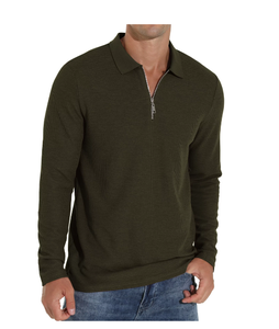 Camisetas de Verano Personalizadas al por Mayor para Hombre, Camiseta Blanca de Algodón de Manga Corta, Polo con Cierre de 1/4, Jersey de Golf - Product Image 4