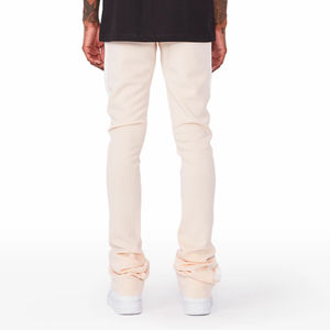 กางเกงวินเทจทรงตรงขากว้างสไตล์แบ็กกี้สำหรับผู้ชาย พิมพ์โลโก้ได้ ผ้าคอตตอนหนานุ่ม คุณภาพสูง สไตล์สตรีทแวร์ ทรงขาบาน - Product Image 4