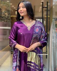 Costume indien pakistanais Punjabi Salwar Kameez robe pour femmes Bollywood robe ethnique au prix de gros pour adulte - Product Image 3