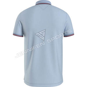 Camiseta de Verano para Hombre, Diseño Nuevo, Personalizada, de Alta Calidad, 100% Algodón, Cuello de Punto, Logotipo Personalizado, Etiqueta Interior en el Cuello - Product Image 3