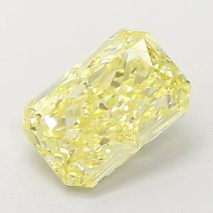 Diamant de laboratoire Radiant 1,08 ct VS1 Jaune clair fantaisie - Product Image 1
