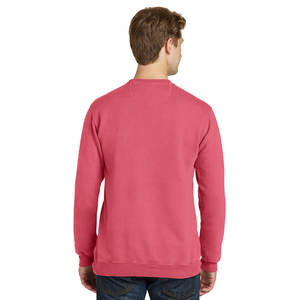 Sweat-shirt en coton 100% lourd en gros pour hommes, broderie personnalisée, manches longues, logo, 300 GSM, pull uni sans cordon - Product Image 5