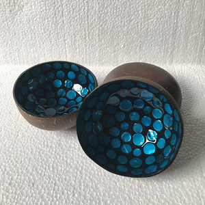 Bol rond en noix de coco poli à couche d'œuf brun de taille personnalisée, pour Restaurants, directement fabriqué au Vietnam - Product Image 1