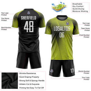 Maillot de football d'équipe professionnelle, uniforme en polyester, maillot de football - Product Image 3