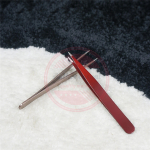 Pince à épiler en acier inoxydable de haute qualité | Pince à épiler à sourcils Logo personnalisé - Product Image 4