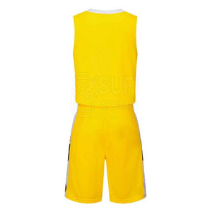 ชุดบาสเก็ตบอลพิมพ์ลายด้วยวัสดุซับเหงื่อ ดีไซน์ปรับแต่งได้ แบบไม่มีแขน ช่วยให้ผู้เล่นเย็นและแห้งในช่วงการแข่งขันที่เข้มข้น - Product Image 3