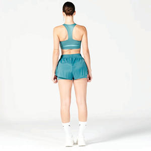 Gloss Fabric 95% Polyester 5% Elastase Regular Women Hydro Glaze 2 In 1 <b>Shorts</b> Roll Waistband with Silicone Gripper - Product Image 4