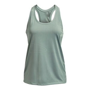 Camiseta sin mangas para mujer, Camiseta de punto de verano sin costuras para entrenamiento recortada a la moda para mujer - Product Image 3