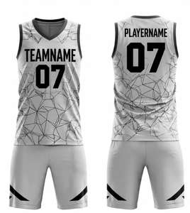 Maillots et shorts de basketball personnalisés sur mesure, vente en gros de maillots de basketball, impression de logo par sublimation pour hommes - Product Image 6