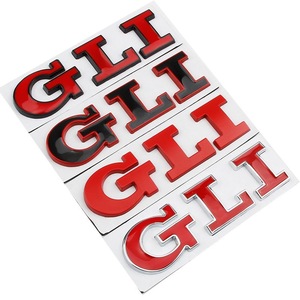 GLI <b>Letter</b> Badge Decal for Volkswagen Polo Golf Trunk Tail Emblem <b>Sticker</b> - Product Image 3
