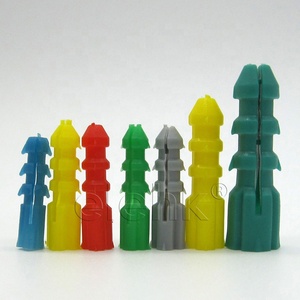 Chevilles en plastique jaunes Elehk, petites, chevilles murales en plastique colorées Tac ke mau, diamètre 5-6-8 - Product Image 6