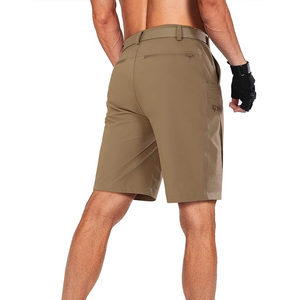 Short de randonnée pour hommes de marque personnalisée motif solide en velours côtelé durable à séchage rapide plusieurs poches pour la randonnée et le voyage Service OEM/ODM - Product Image 2