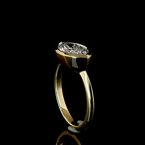 Bague de fiançailles solitaire élégante en argent 925 avec diamant de laboratoire de qualité supérieure 2,10 carats, clarté VVS2, certifié IGI, forme marquise, pour mariée - Product Image 3