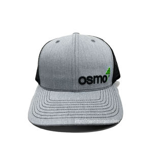 OEM Heather Grey Trucker Hats Custom 3D Bordado Logo Ajustable Deportes Lona Gorra de pana Moda Gorra al aire libre Vietnam - Product Image 1